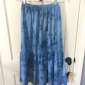 Tie dye maxi skirt S NWOT